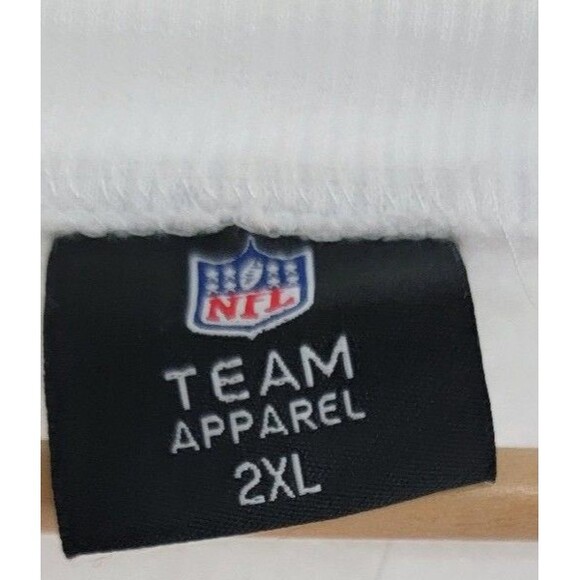 Cuce White Cincinnati Bengals Sequin Sleeve V-Neck Pullover Sweatshirt NWT - Picture 6 of 8